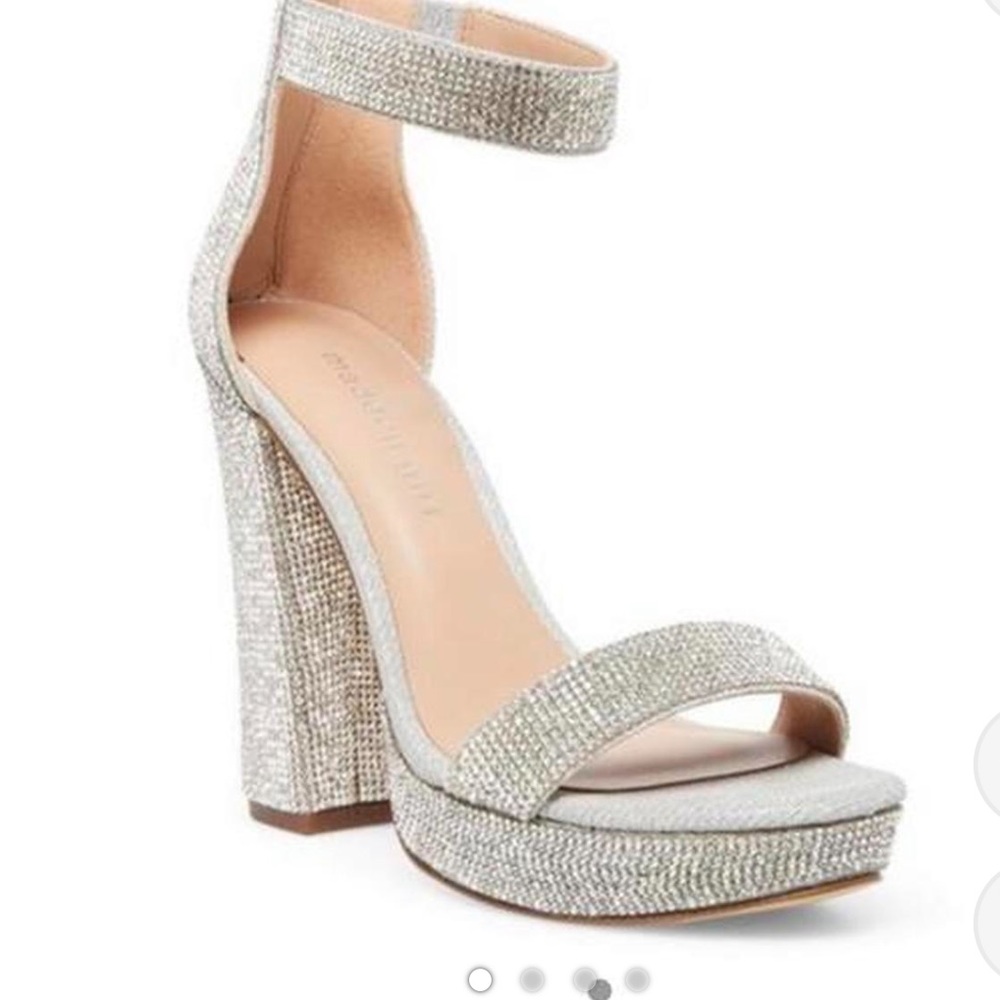 Steve Madden siren platform rhinestone heels